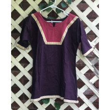 Girl's AS Overtunic - M/10 Purple and Pink