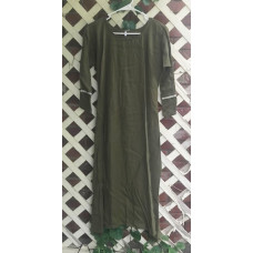 Girl's AS Undertunic - L 12 Olive 44" Linen