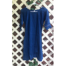 Girl's AS Undertunic - M 10 Denim Linen