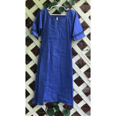 Girl's AS Undertunic - XS 4 Denim Blue Linen