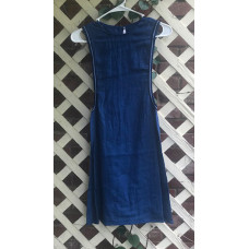 Girl's Surcoat - S/6-8 Denim Linen