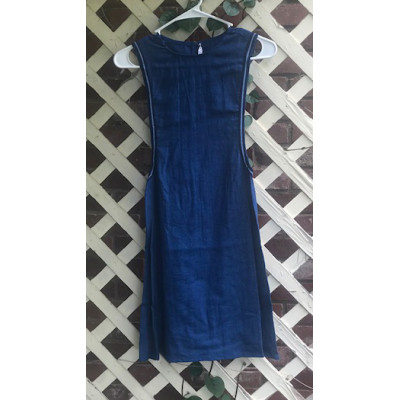 Girl's Surcoat - S/6-8 Denim Linen