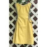 Girl's Surcoat - XS/4 Yellow Linen