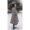 Men's Houppelande - Blue and Gold - Size 2X