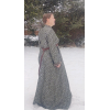Women's Houppelande - Green/Silver Sartor - Size 16