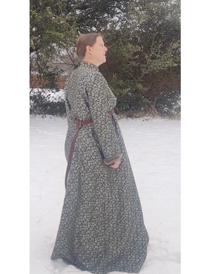Women's Houppelande - Green/Silver Sartor - Size 16