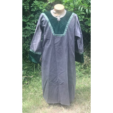 Men's AS Tunic - XL Grey Corduroy and Green Velvet