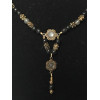 Late Medieval Necklace - Multi-Moonstone and Jet