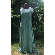 Linen Surcoat - 2X Seafoam Green
