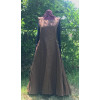 Surcoat L Brown Brocade