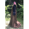 Surcoat L Brown Brocade