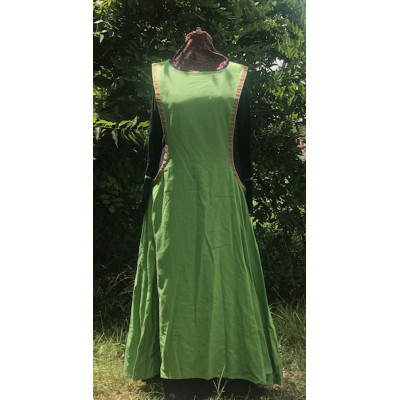 Linen Surcoat - M Apple Green