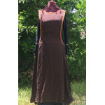 Linen Surcoat - M Dark Brown