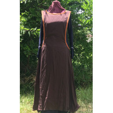 Linen Surcoat - M Dark Brown