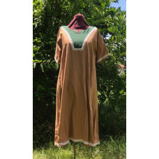 Women's AS Overtunic - 3X Mocha/Emerald